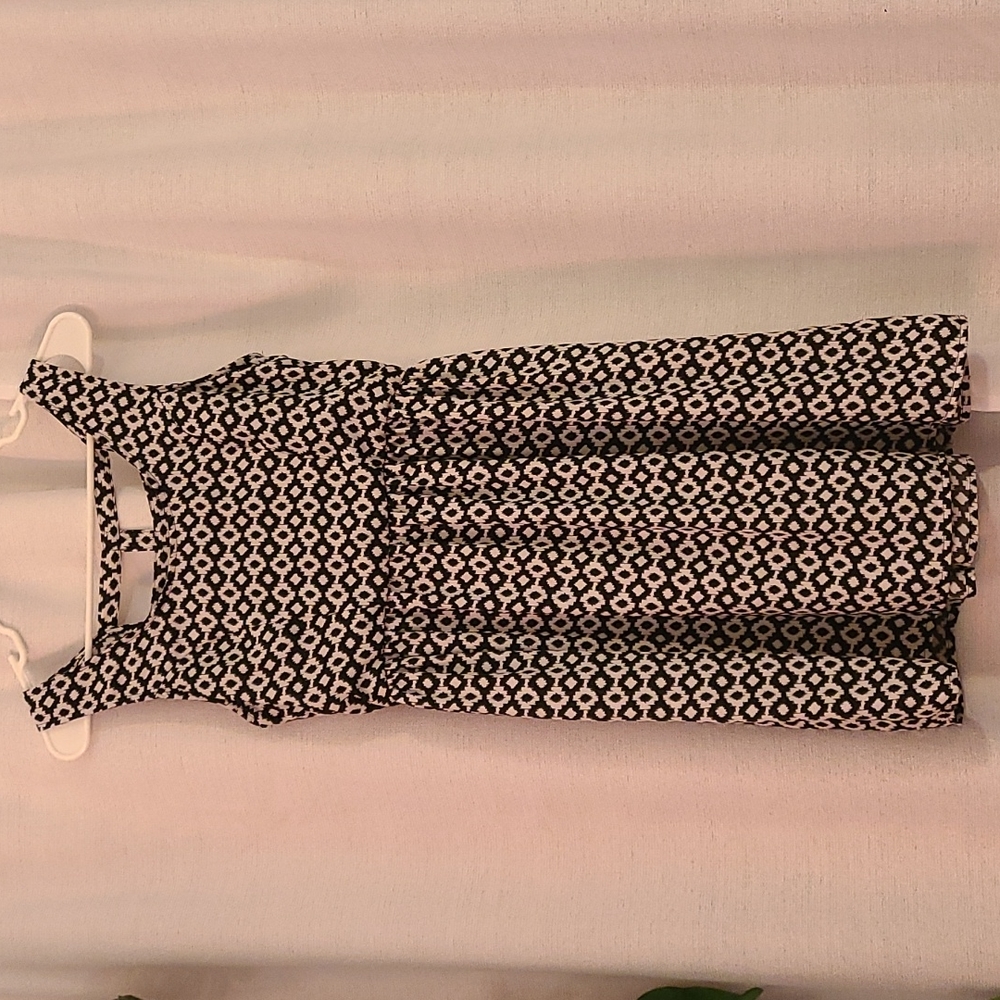 Geometric pattern A line dress